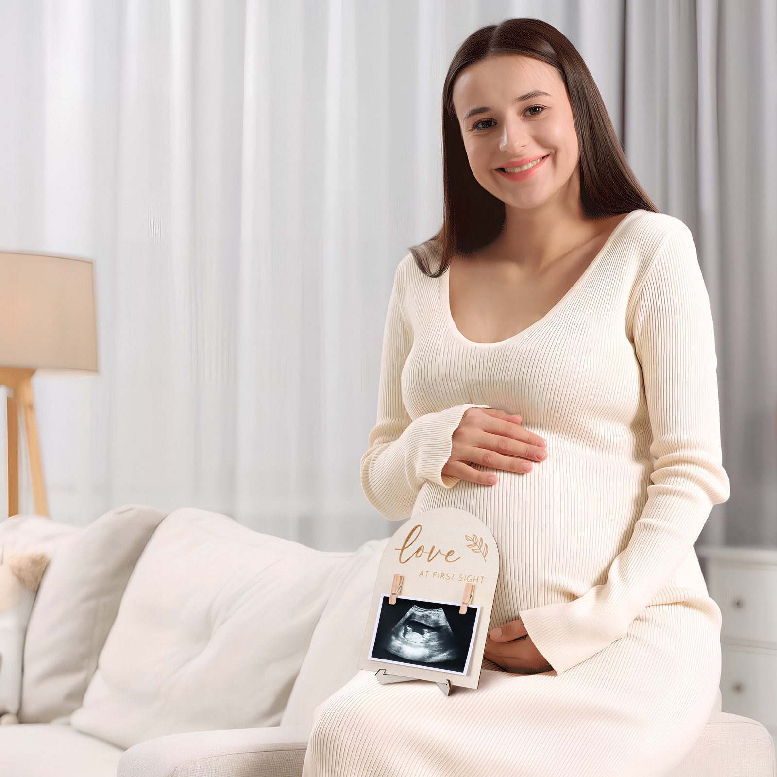 Baby Nursery Frames - Drewniana ramka na zdjęcia do dekoracji