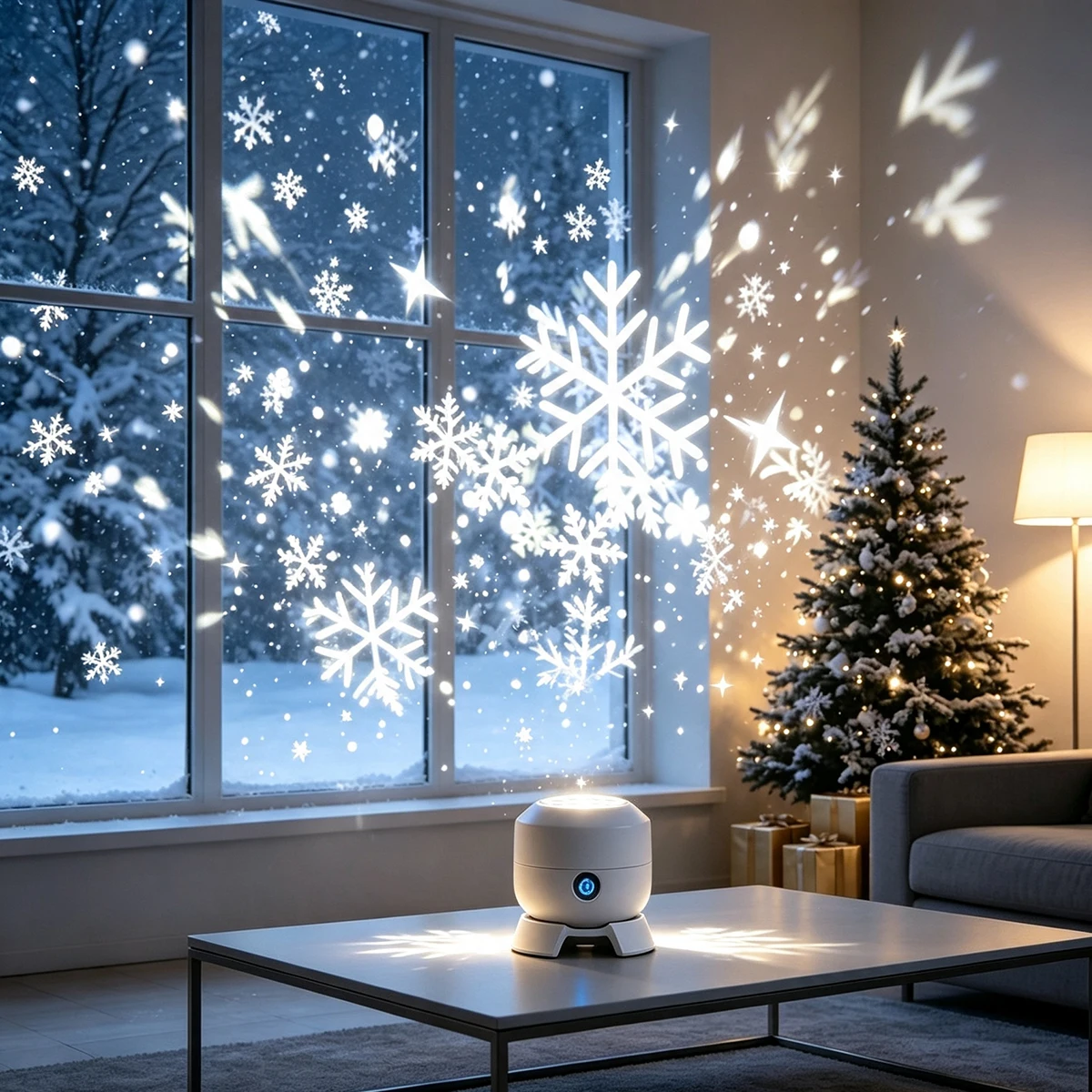 Lampa projekcyjna LED z rotują – Baby Nursery Wall Lights recenzja i cena
