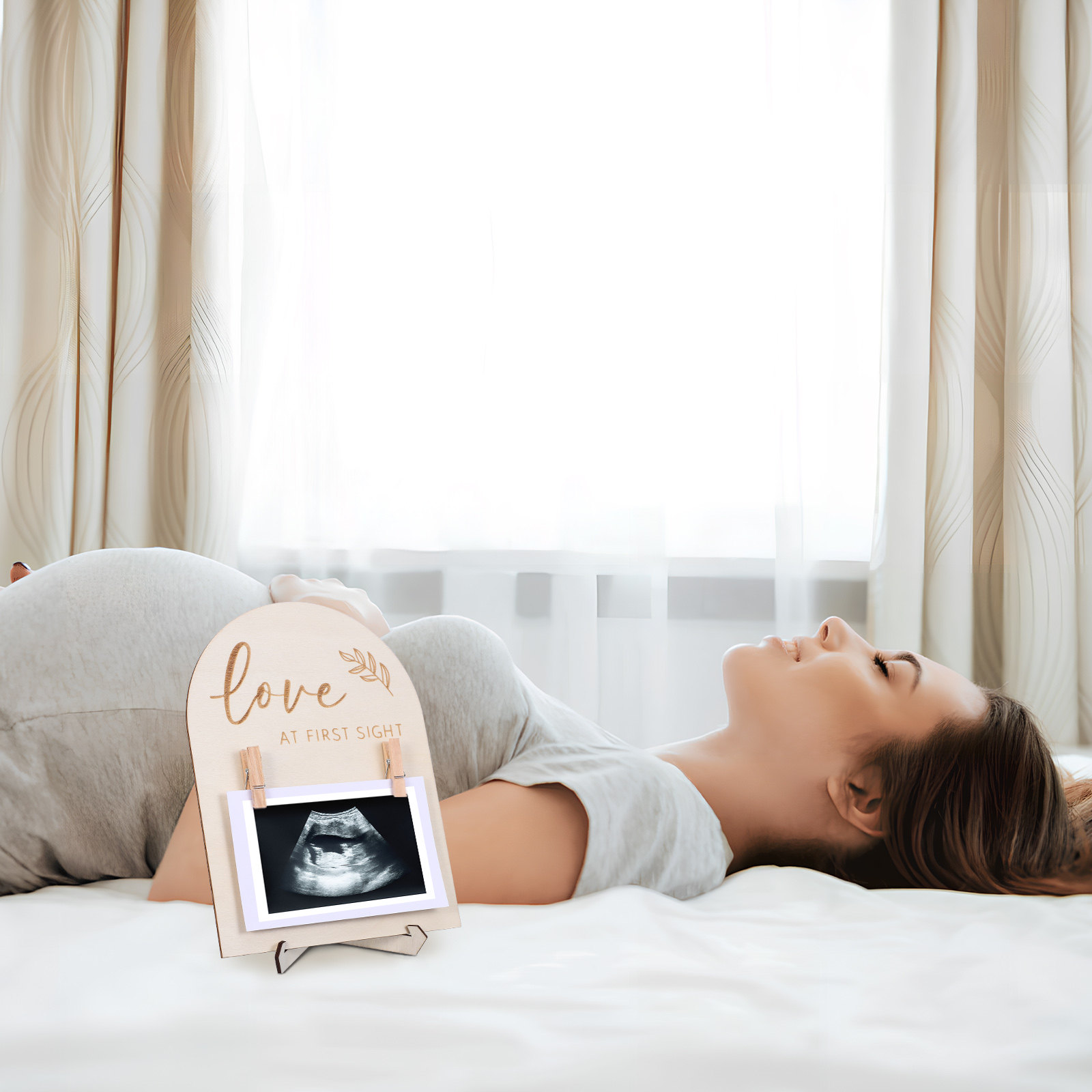 Drewniana ramka na zdjęcia do  – Baby Nursery Frames recenzja i cena